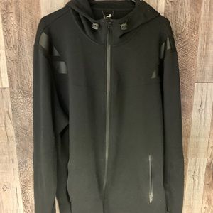 Men’s XXL zip up black hoodie